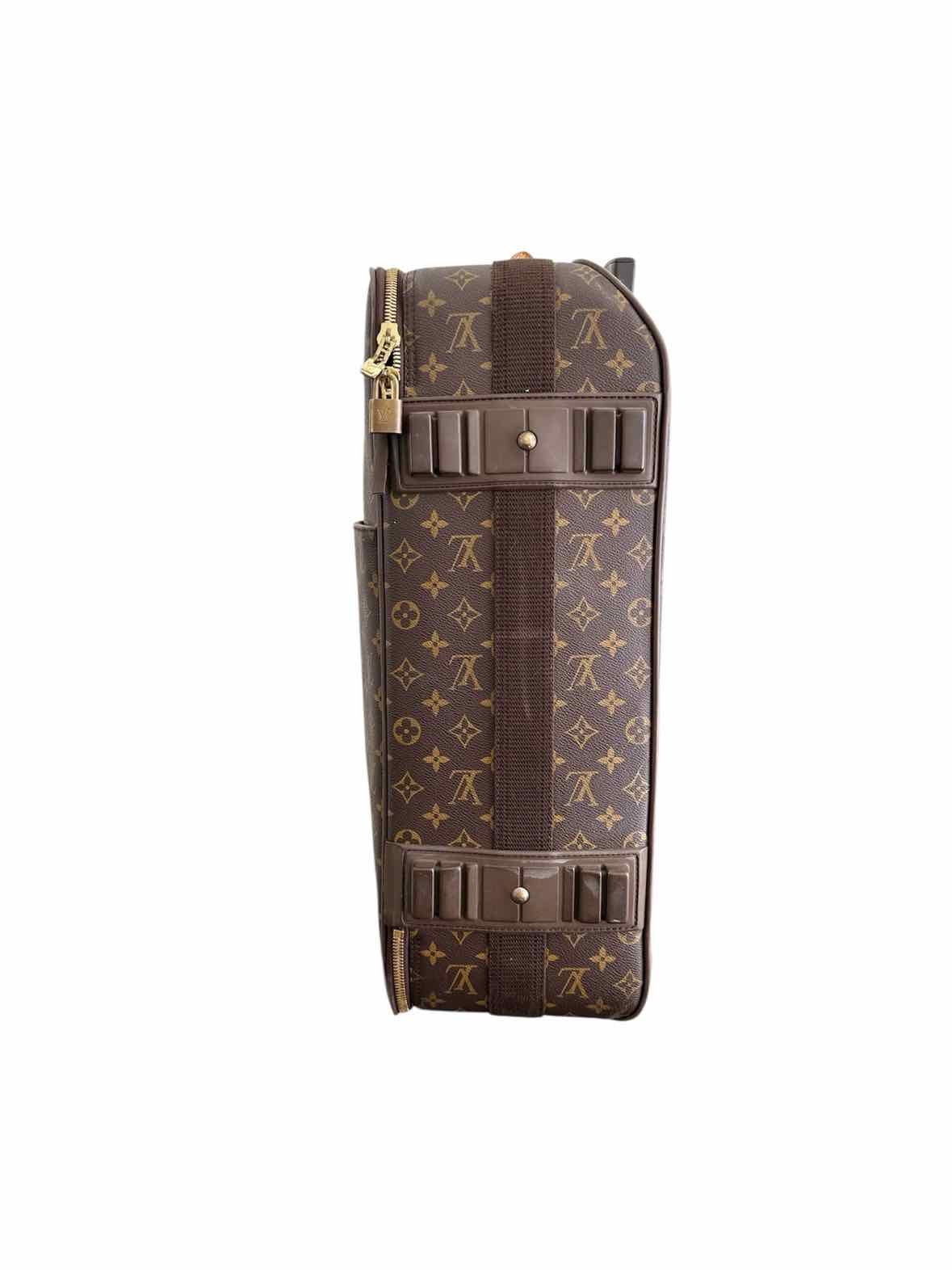 LOUIS VUITTON Brown MONOGRAM Suitcase