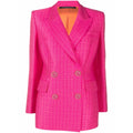 Vibrant Fuschia Jacquard Coat
