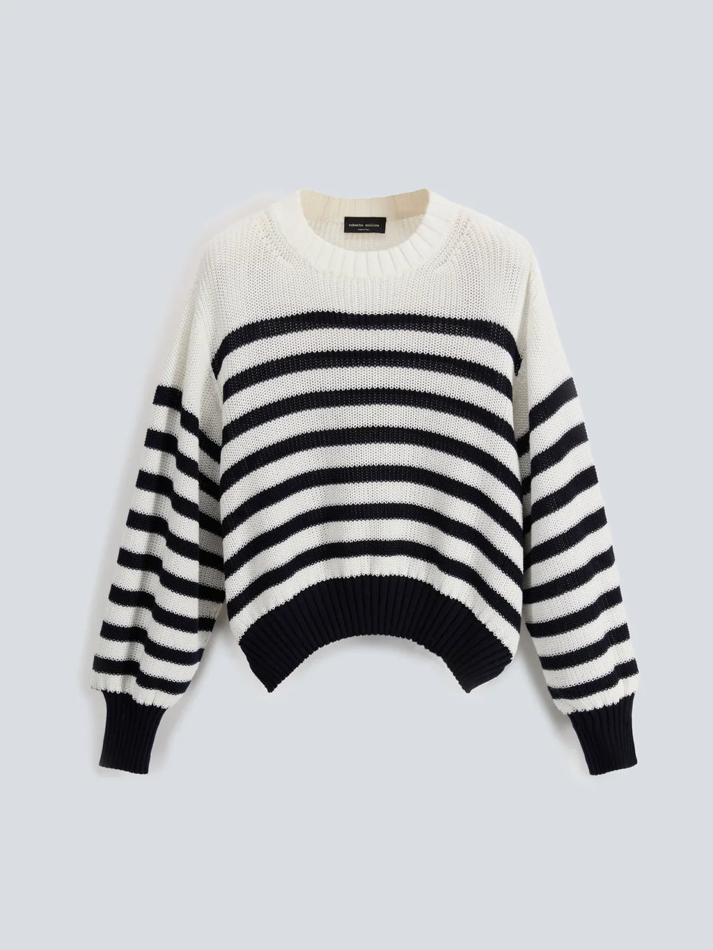 Roberto Collina Striped Cotton Sweater
