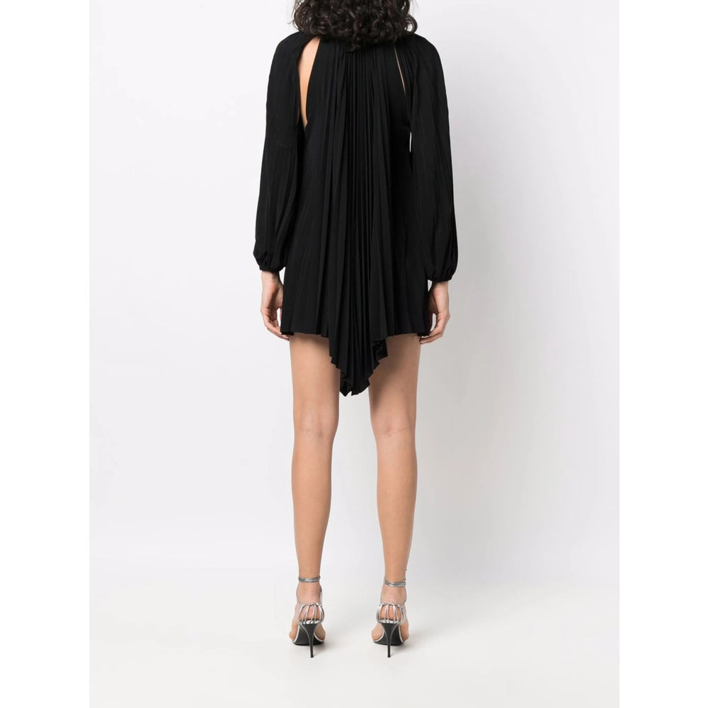 Black Glass Crystal Party Dress
