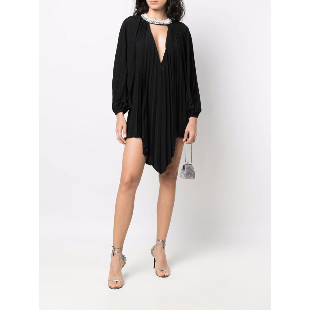 Black Glass Crystal Party Dress