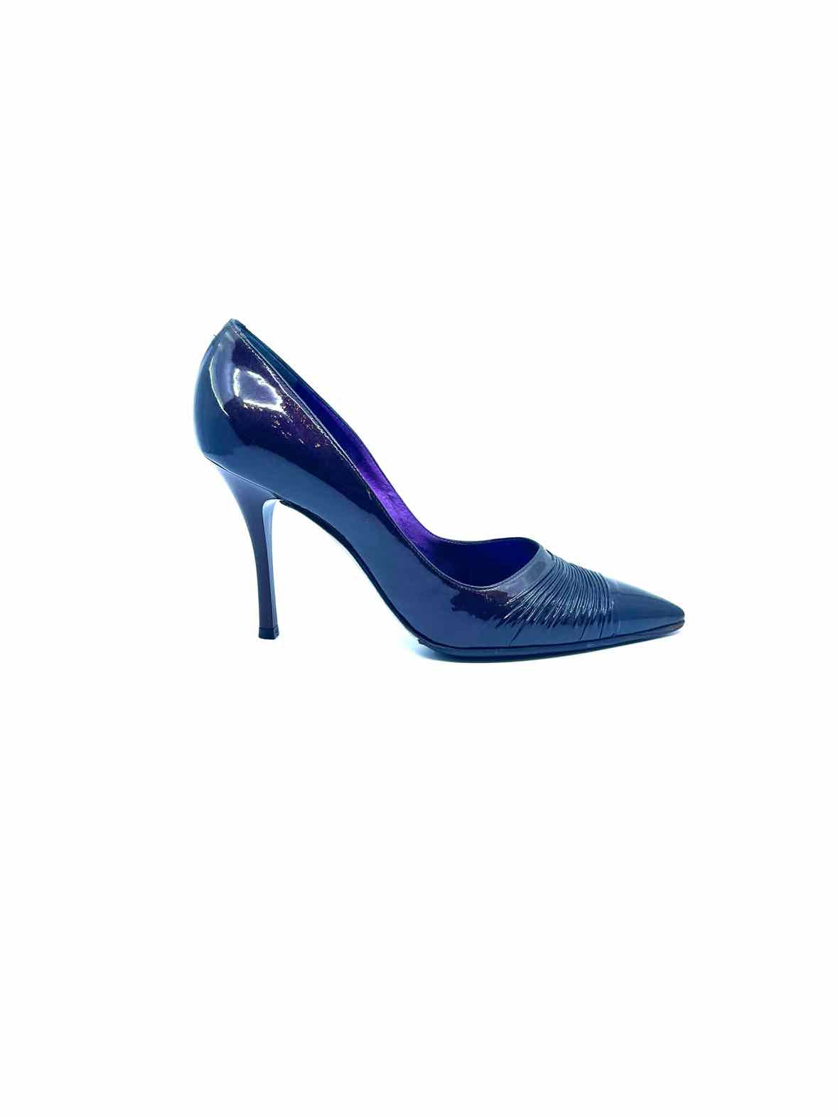 RENE CAOVILLA Size 9 Purple Patent Leather Pumps