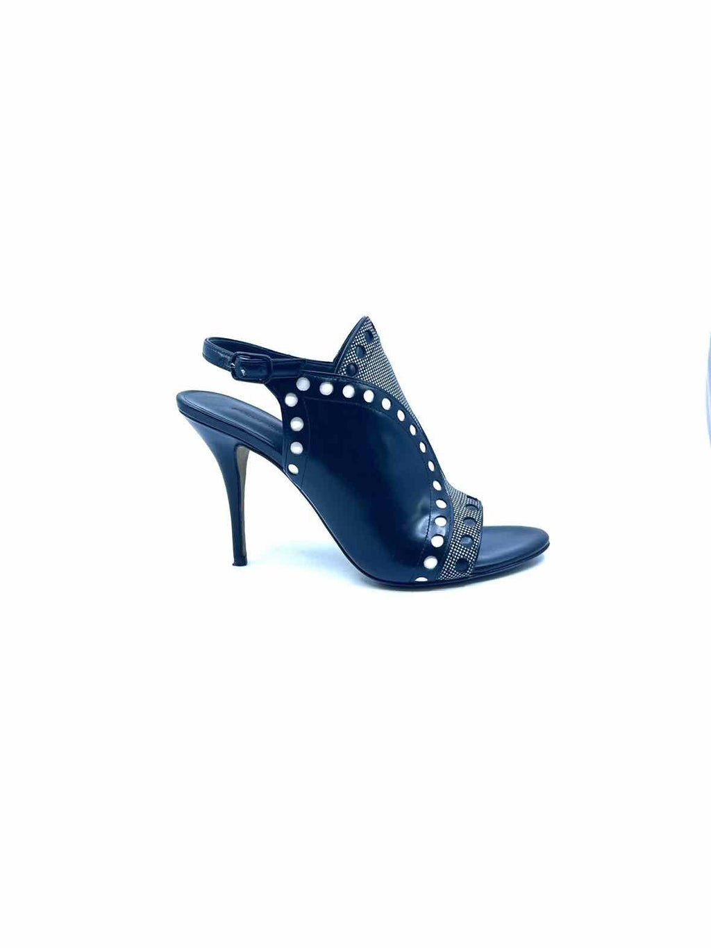 ALEXANDER WANG Size 6.5 Black & White Pumps