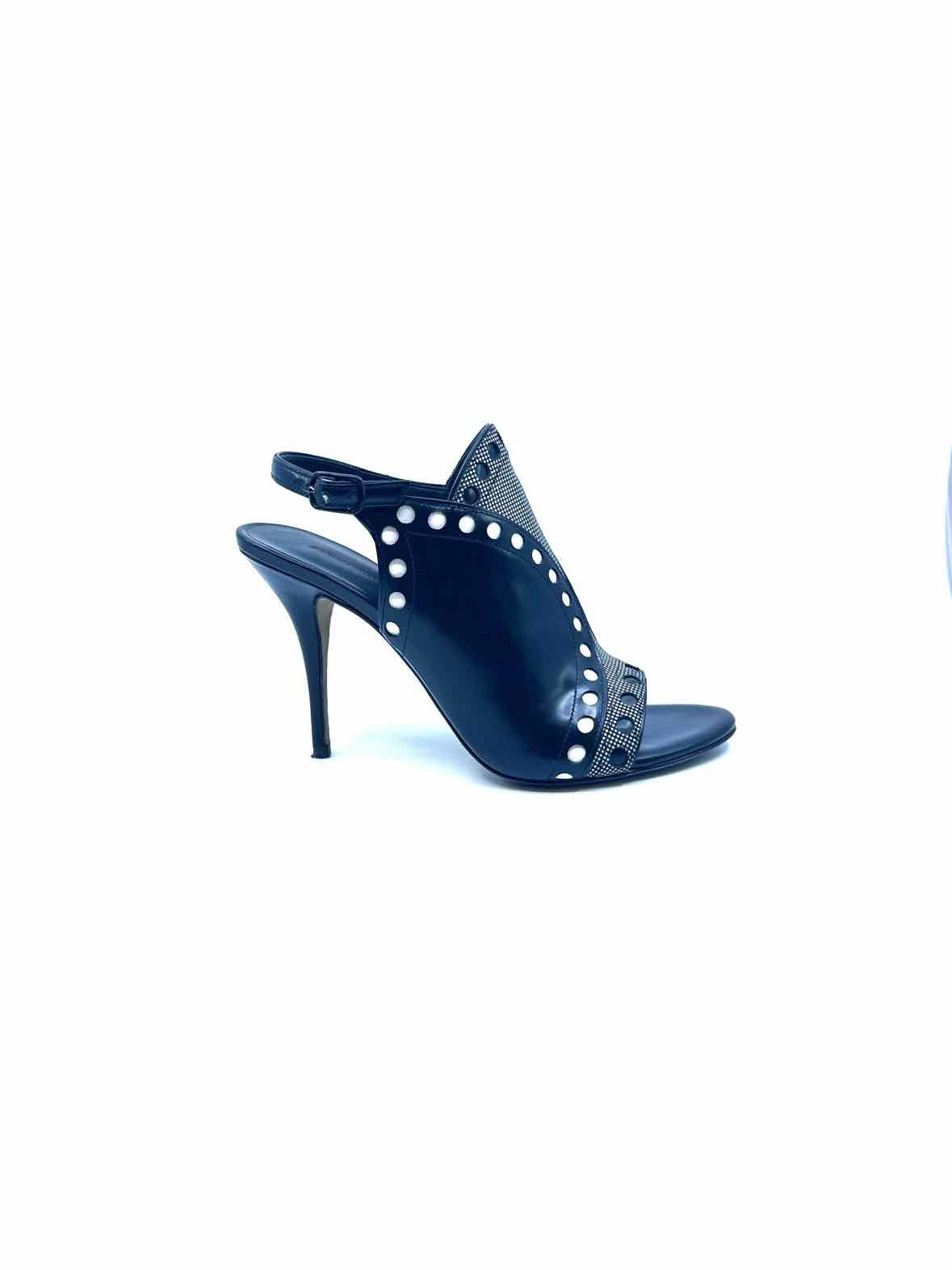 ALEXANDER WANG Size 6.5 Black & White Pumps
