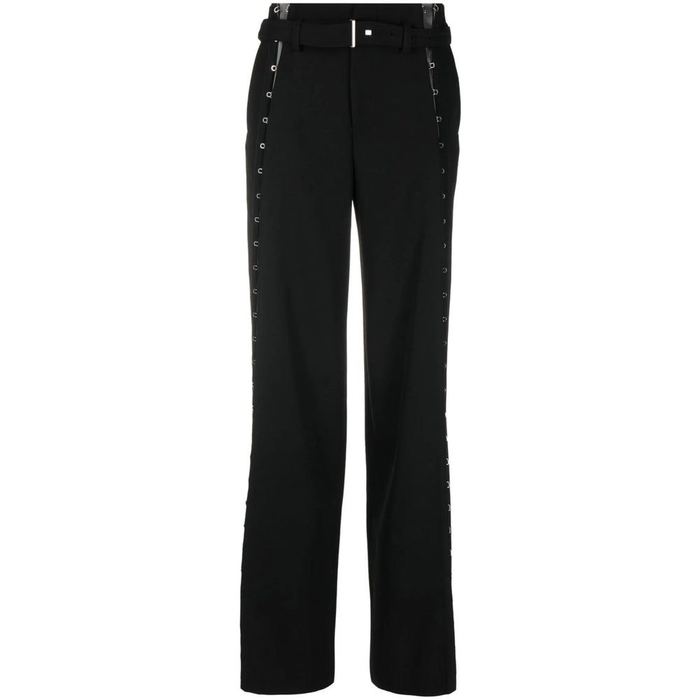 Sleek Wool Blend Trousers
