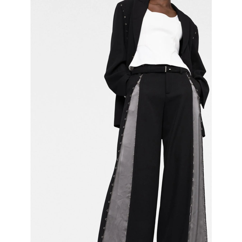 Sleek Wool Blend Trousers