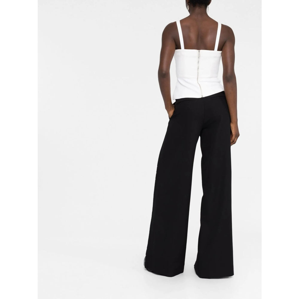 Sleek Wool Blend Trousers