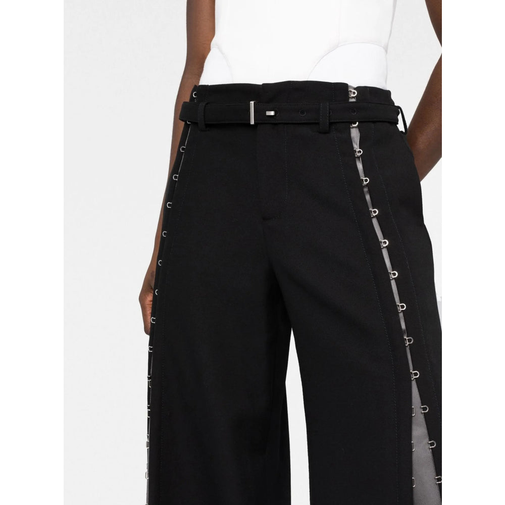 Sleek Wool Blend Trousers