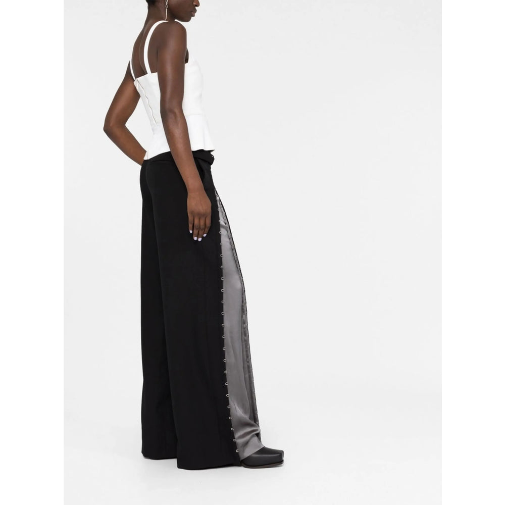 Sleek Wool Blend Trousers
