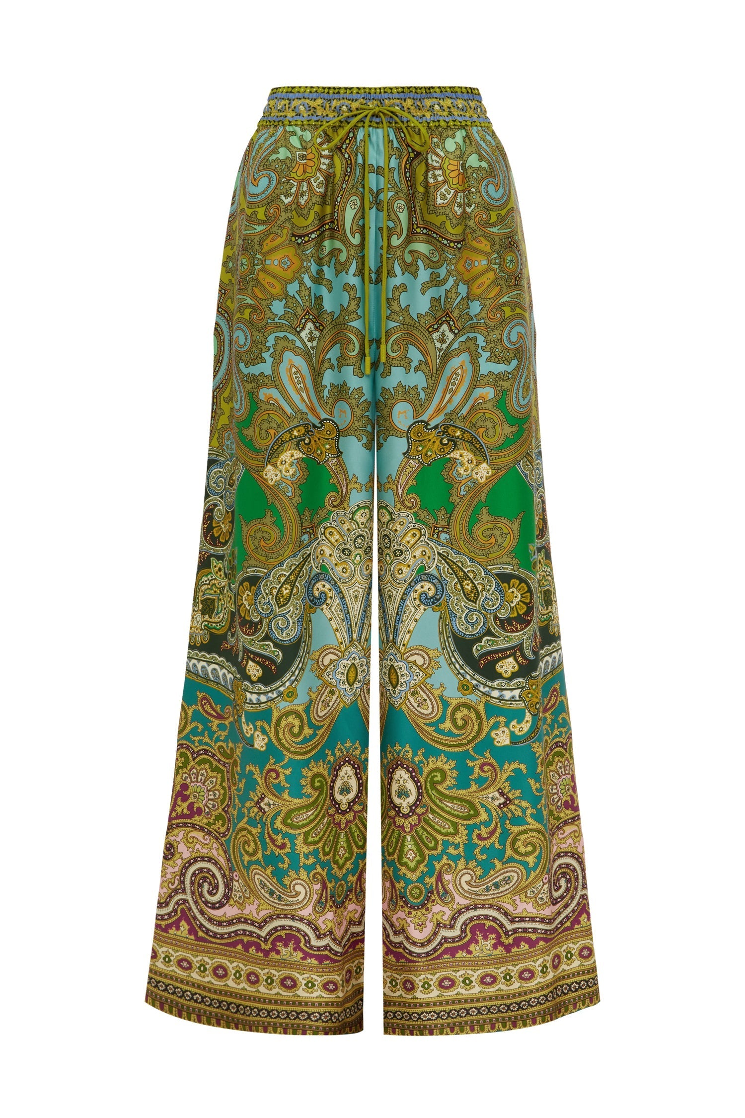 ALEMAIS CLEMENZA SILK TROUSERS