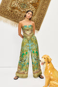 ALEMAIS CLEMENZA SILK TROUSERS