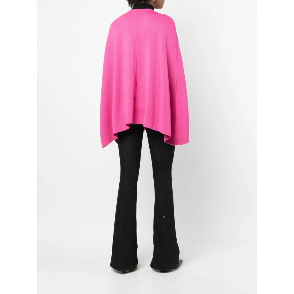 Soft Fuchsia Fringe Sweater
