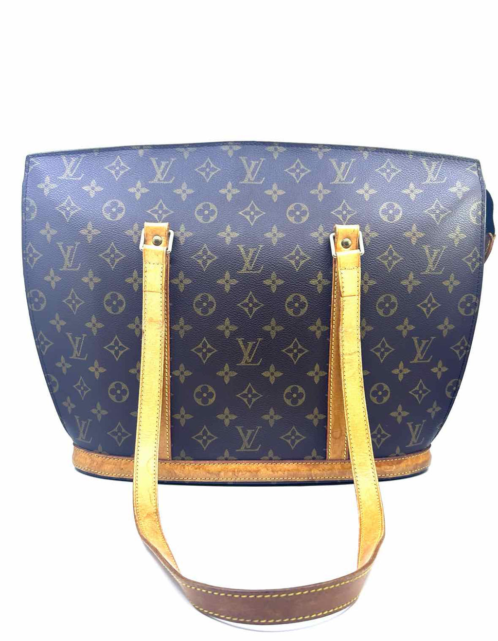 LOUIS VUITTON Sac de Tote Brown Coated canvas Monogram Handbag