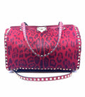 VALENTINO Red Pony hair Handbag