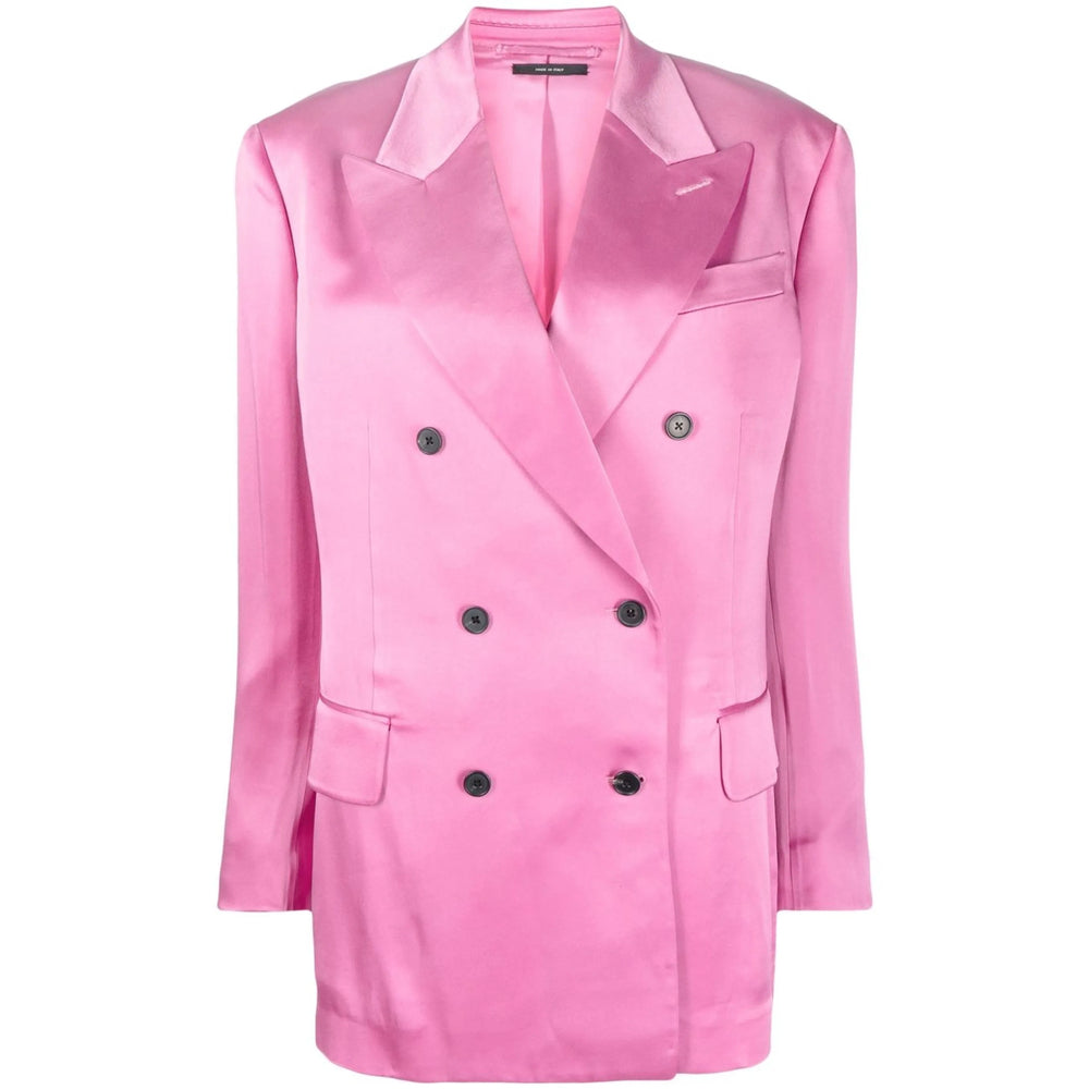 Pink Peak Lapel Jacket
