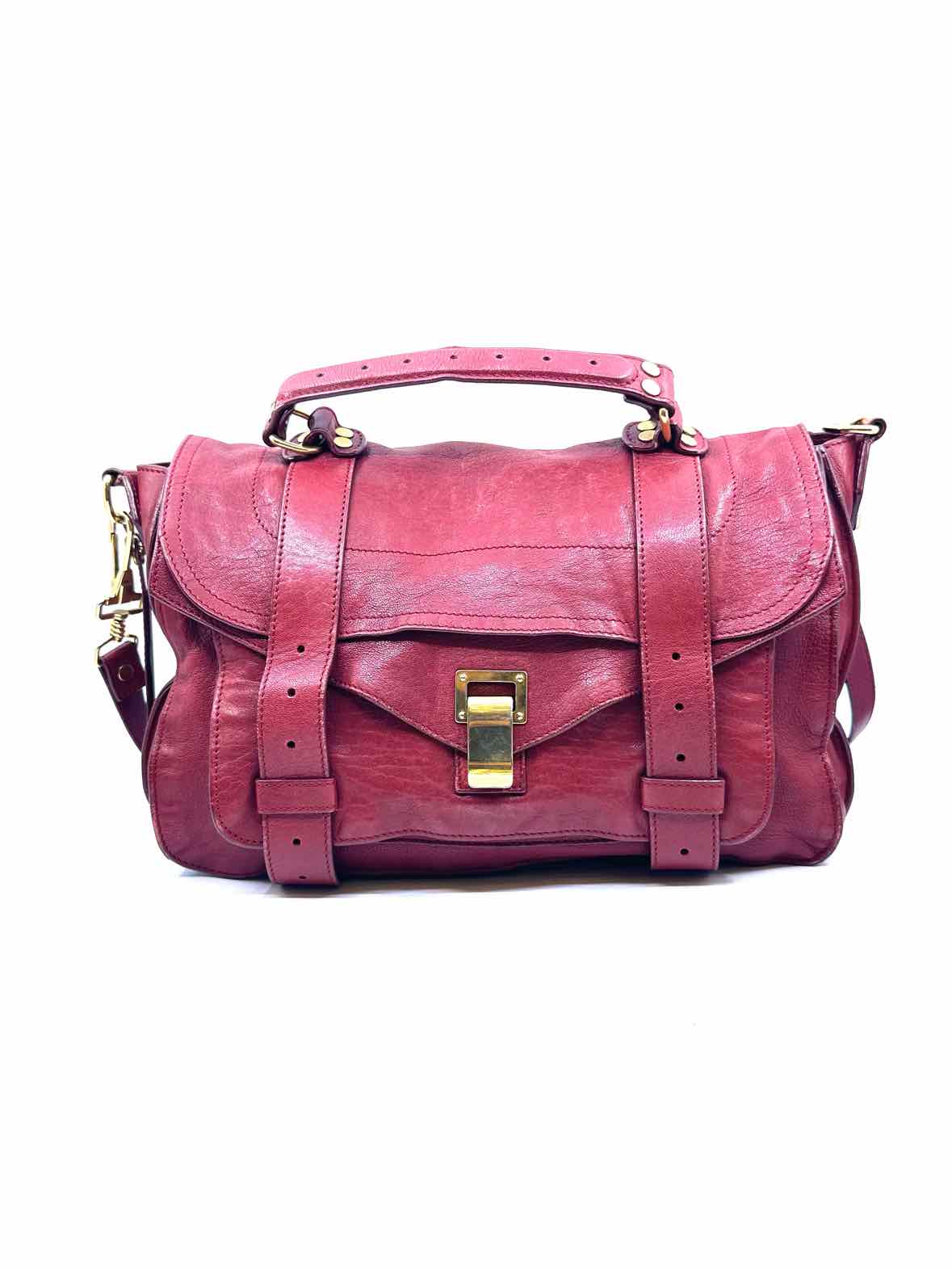 PROENZA SCHOULER Red Leather Solid Handbag