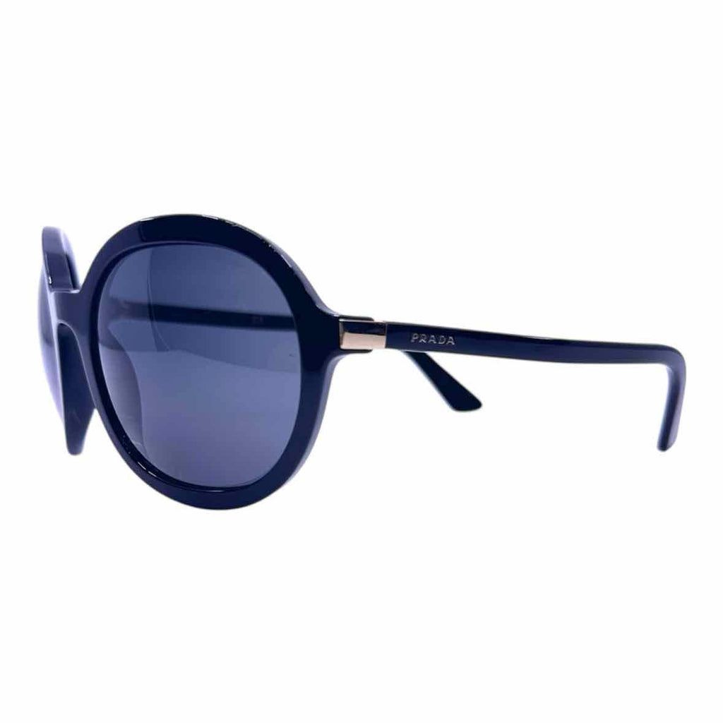 PRADA Black Round Sunglasses