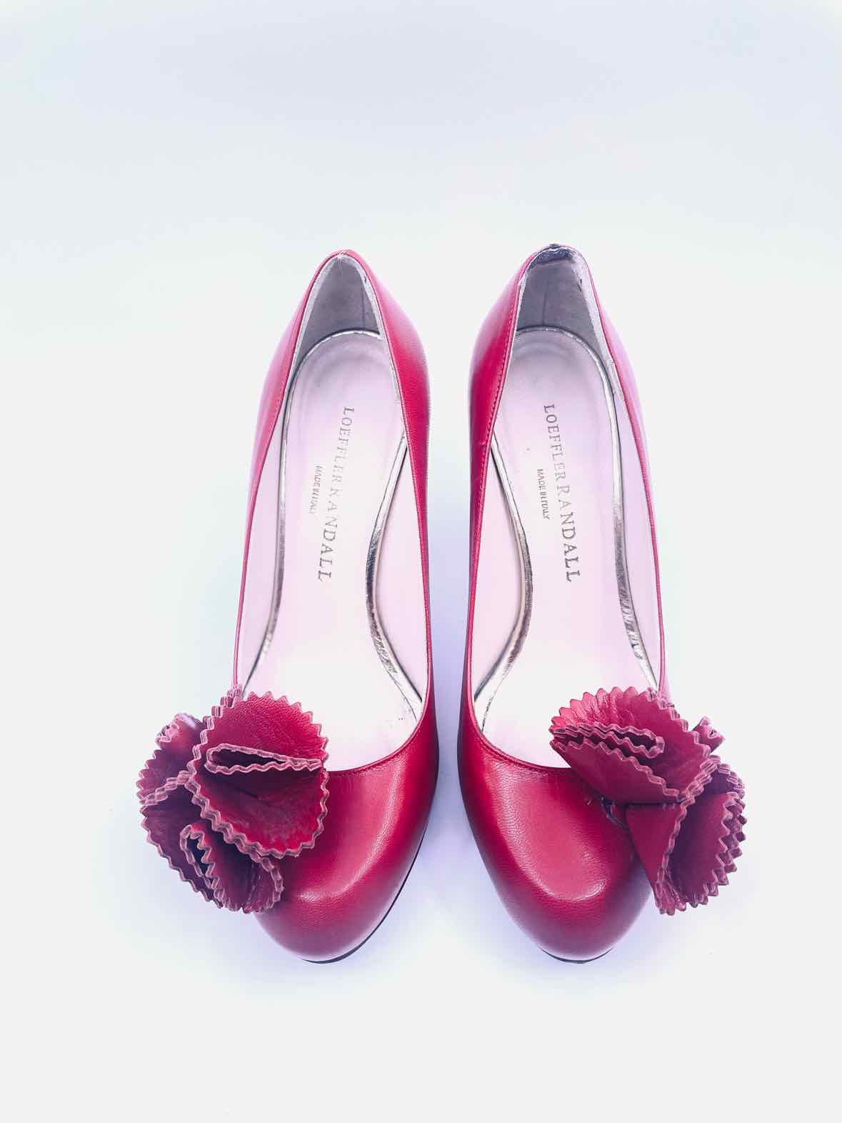 LOEFFLER RANDALL Size 5 Red Pumps