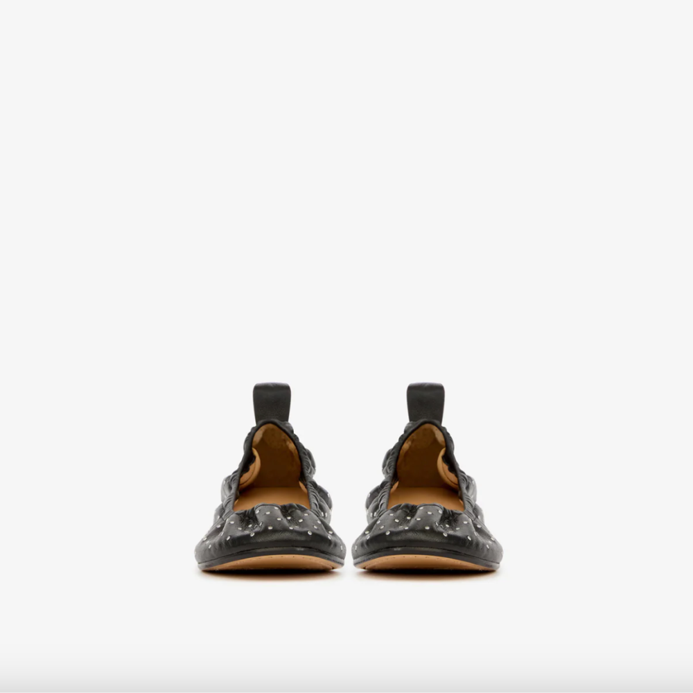 Isabel Marant Belna Ballerinas - Black/Mini Studs