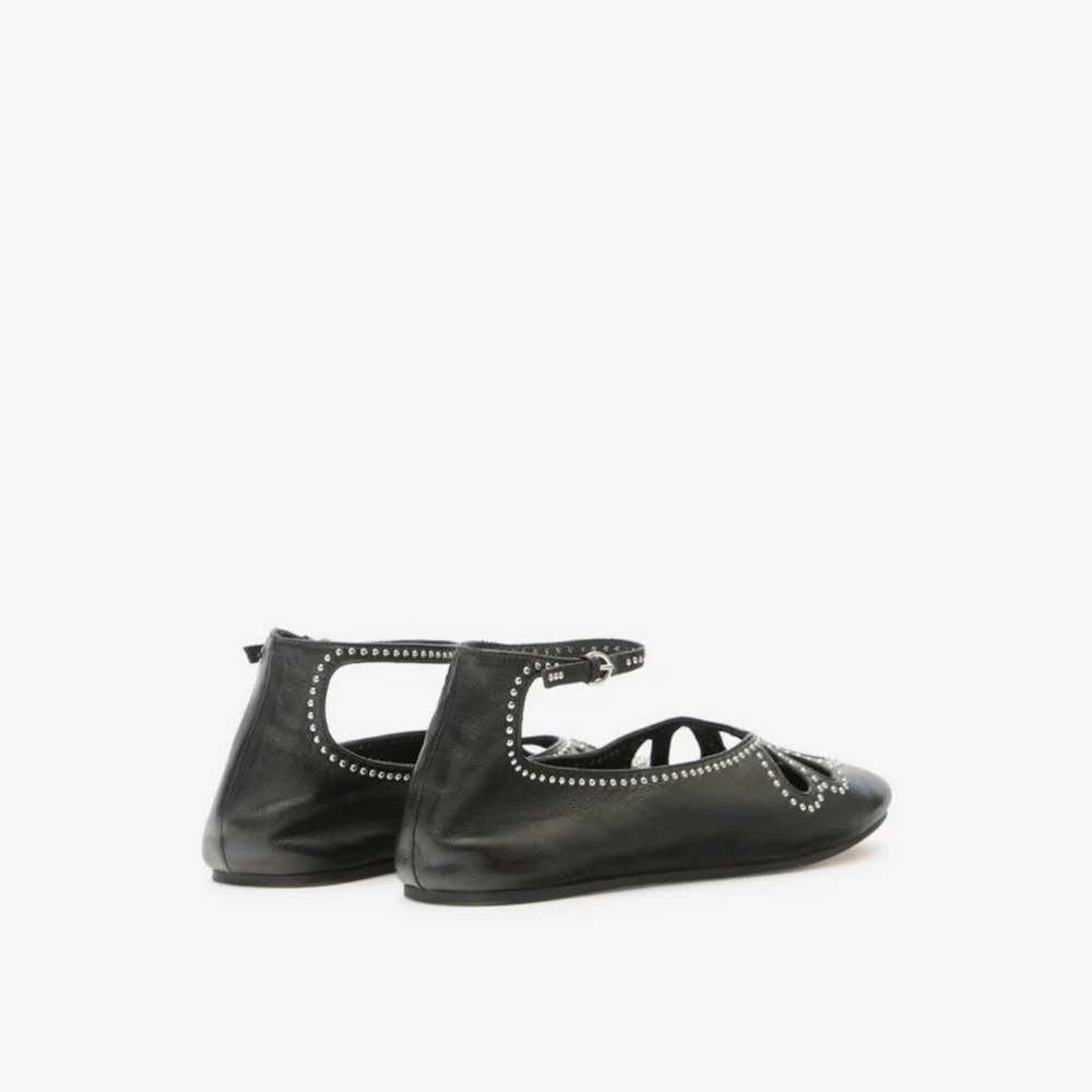 Isabel Marant Bloris Ballerinas - Black/Silver