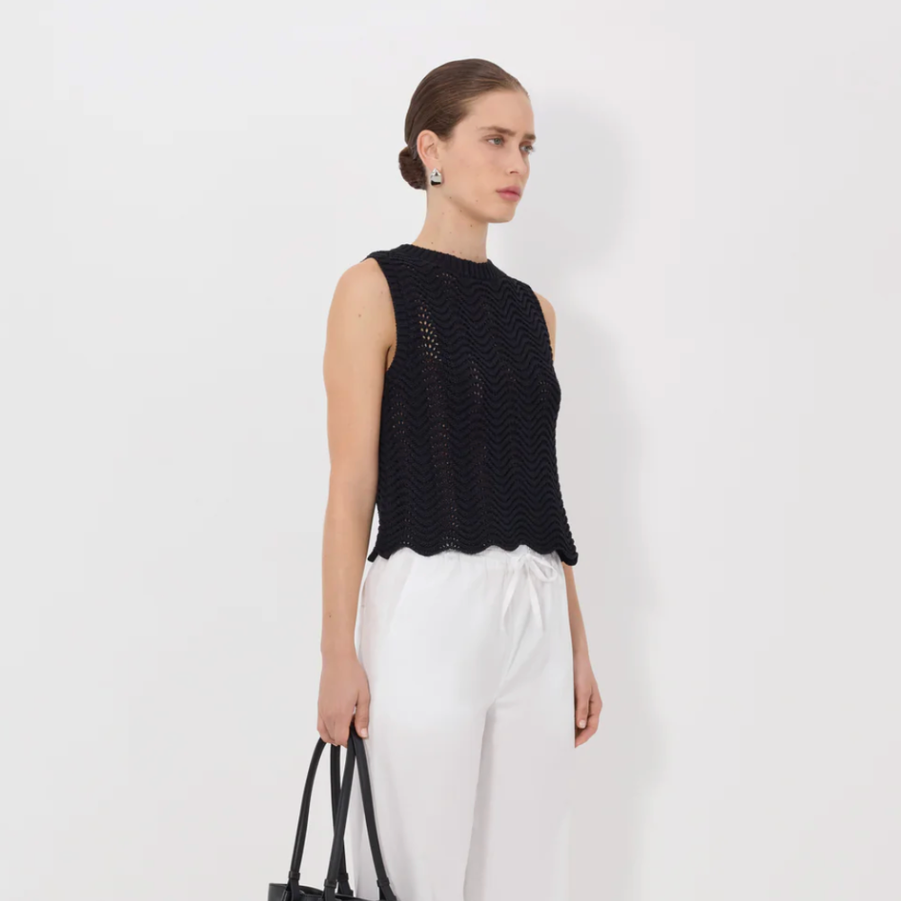 Loulou De Saison Vittoria Tank Top - Black