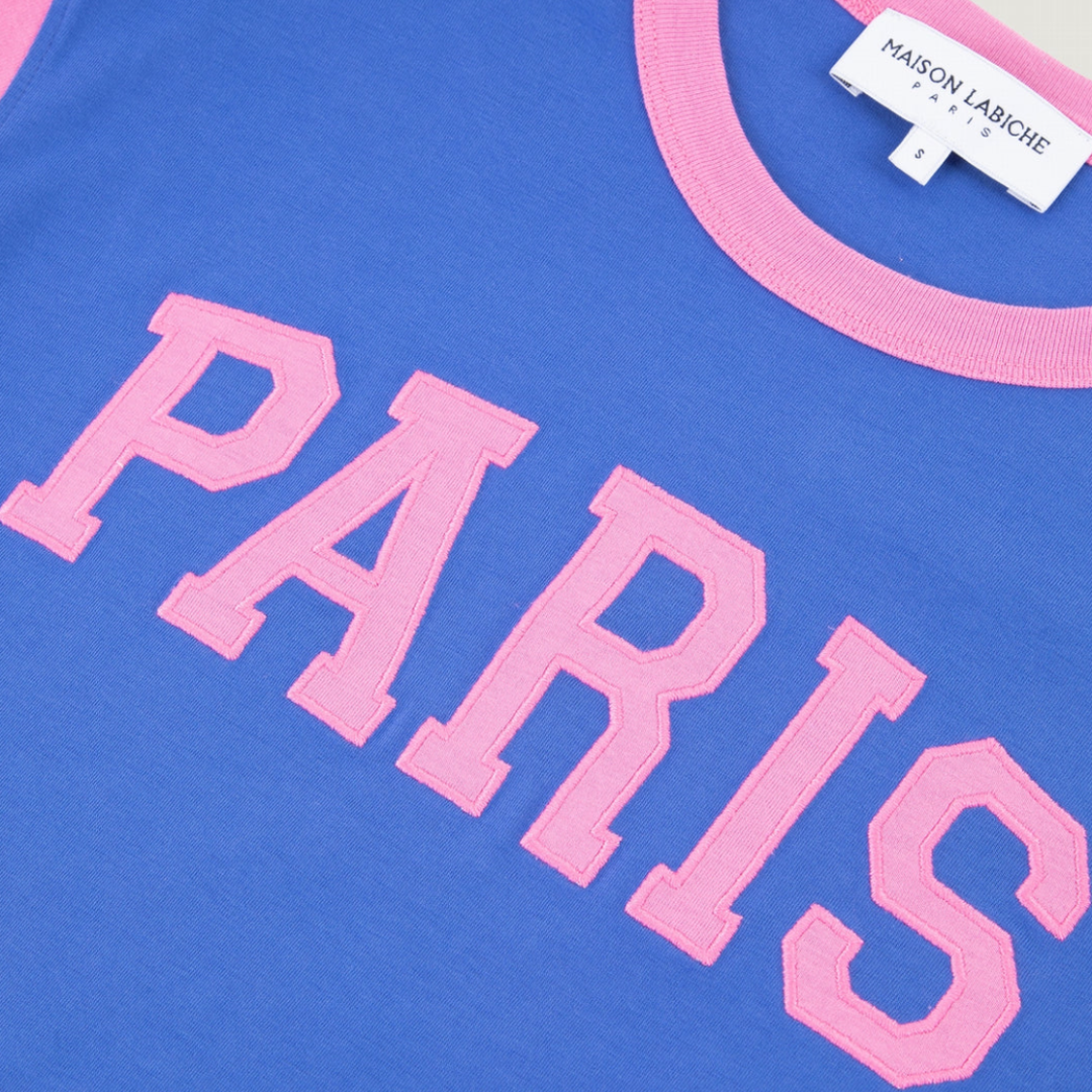 Maison Labiche Merisiers Paris T-Shirt - Blue