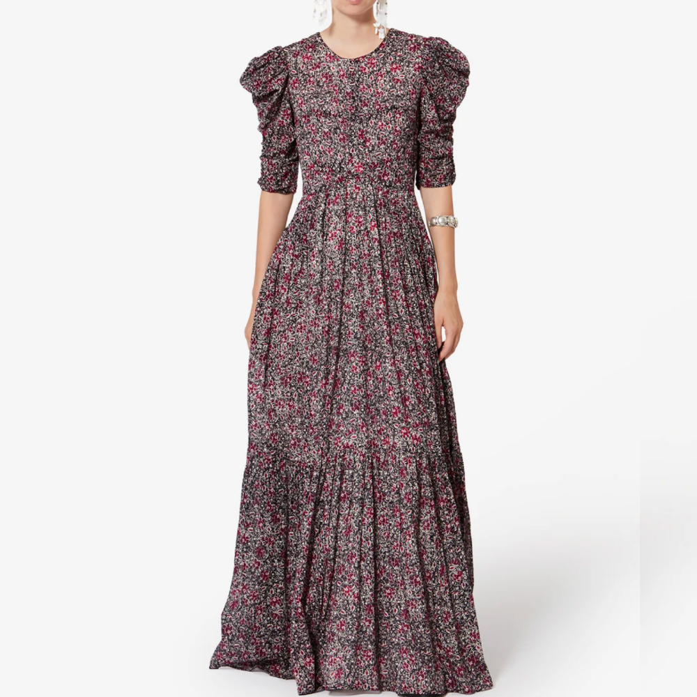 Marant Etoile Sichellia Dress - Crushed Berry