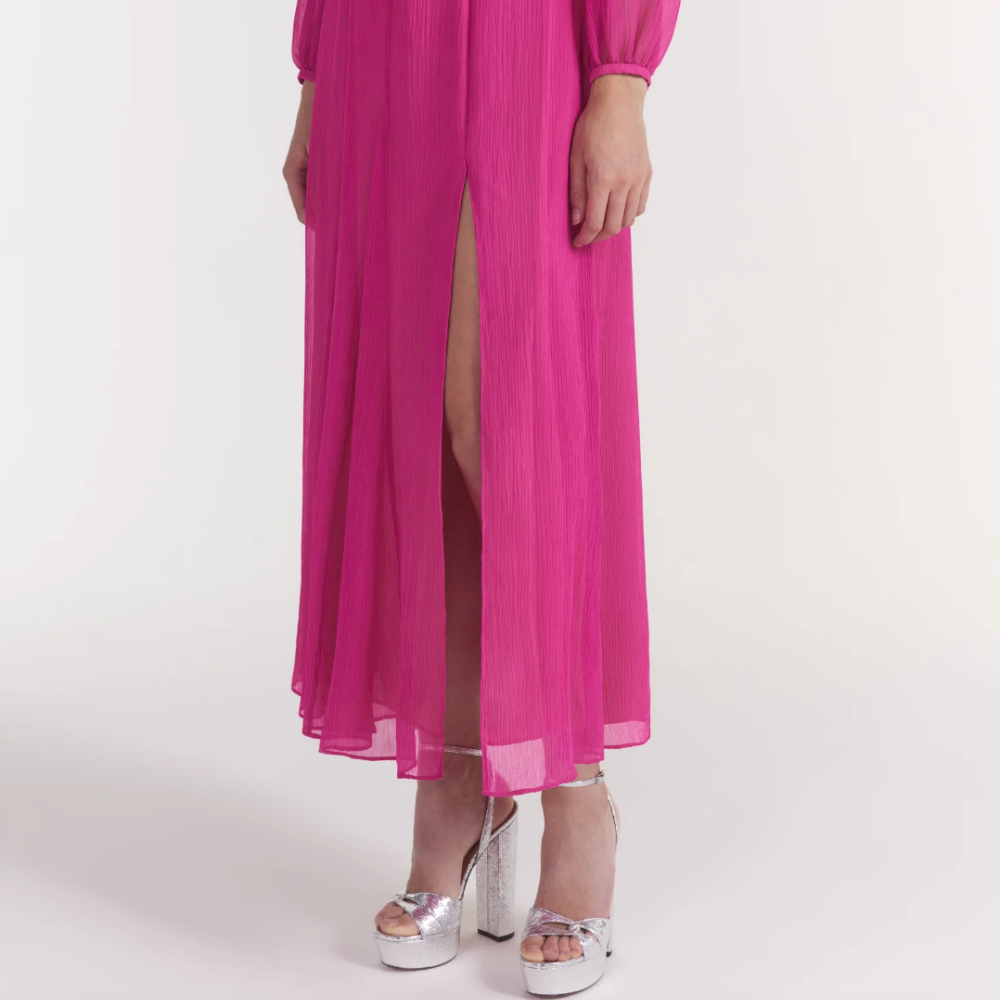 Saloni Jacqui-B Dress - Posey Pink