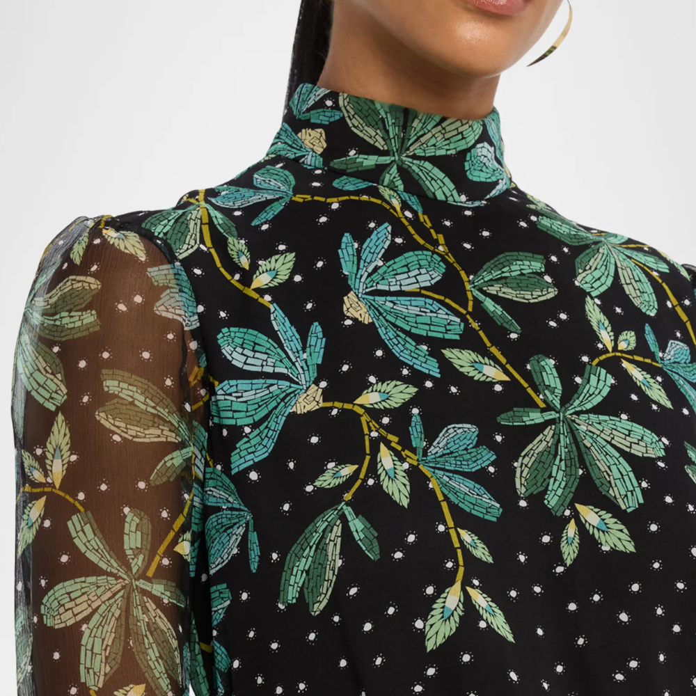 Saloni Jolie-C Dress - Pelta Garden