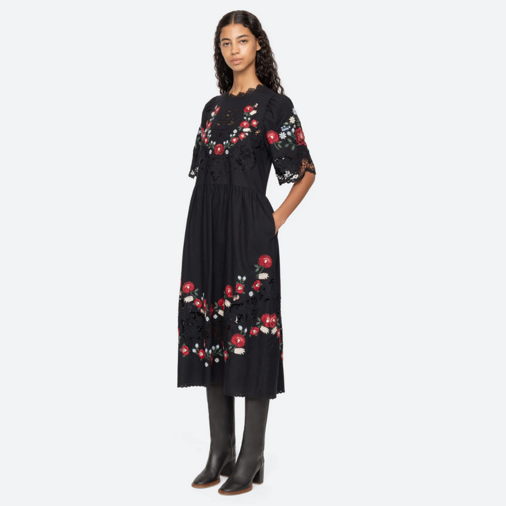 Sea NY Rosaline Dress - Black