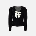 Sea NY Seraphine Top - Black Velvet
