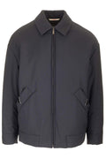 LOGO PLAQUE ZIP-UP BOMBER JACKET