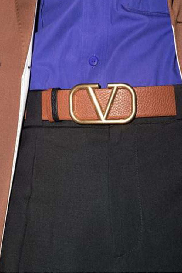 REVERSIBLE BUCKLE BELT H. 40