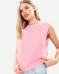 Jumper 1234 Distressed Tank in Candy