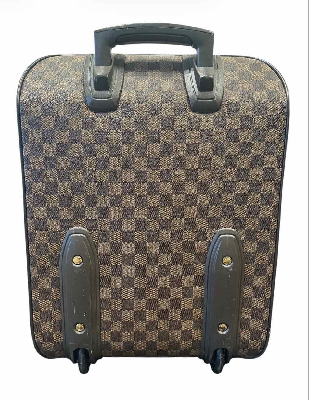 LOUIS VUITTON Brown 17.25" Damier Suitcase