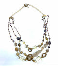 STEPHEN DWECK Three Tier Quartz Necklace