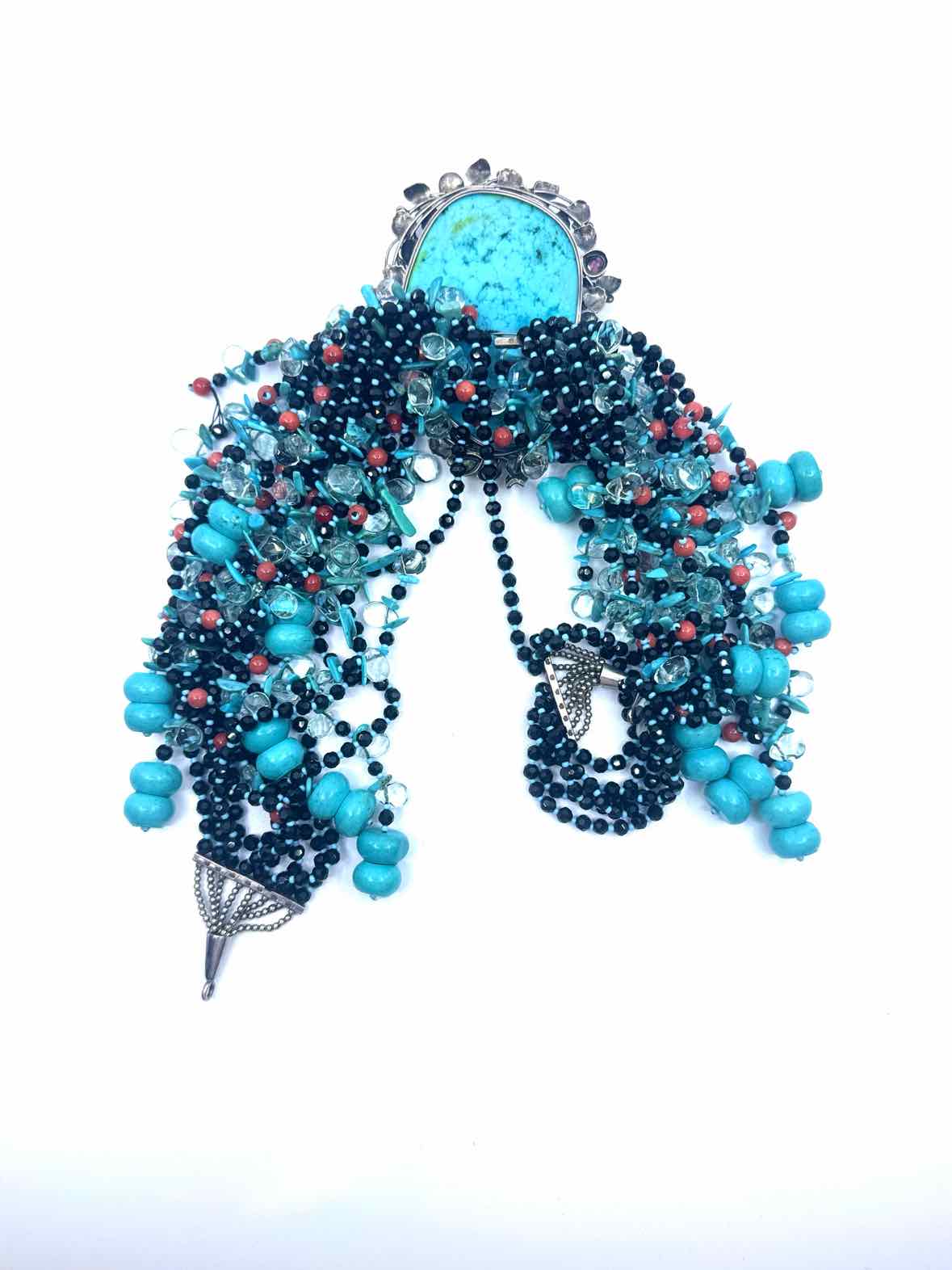 NL Black & Turquoise Necklace