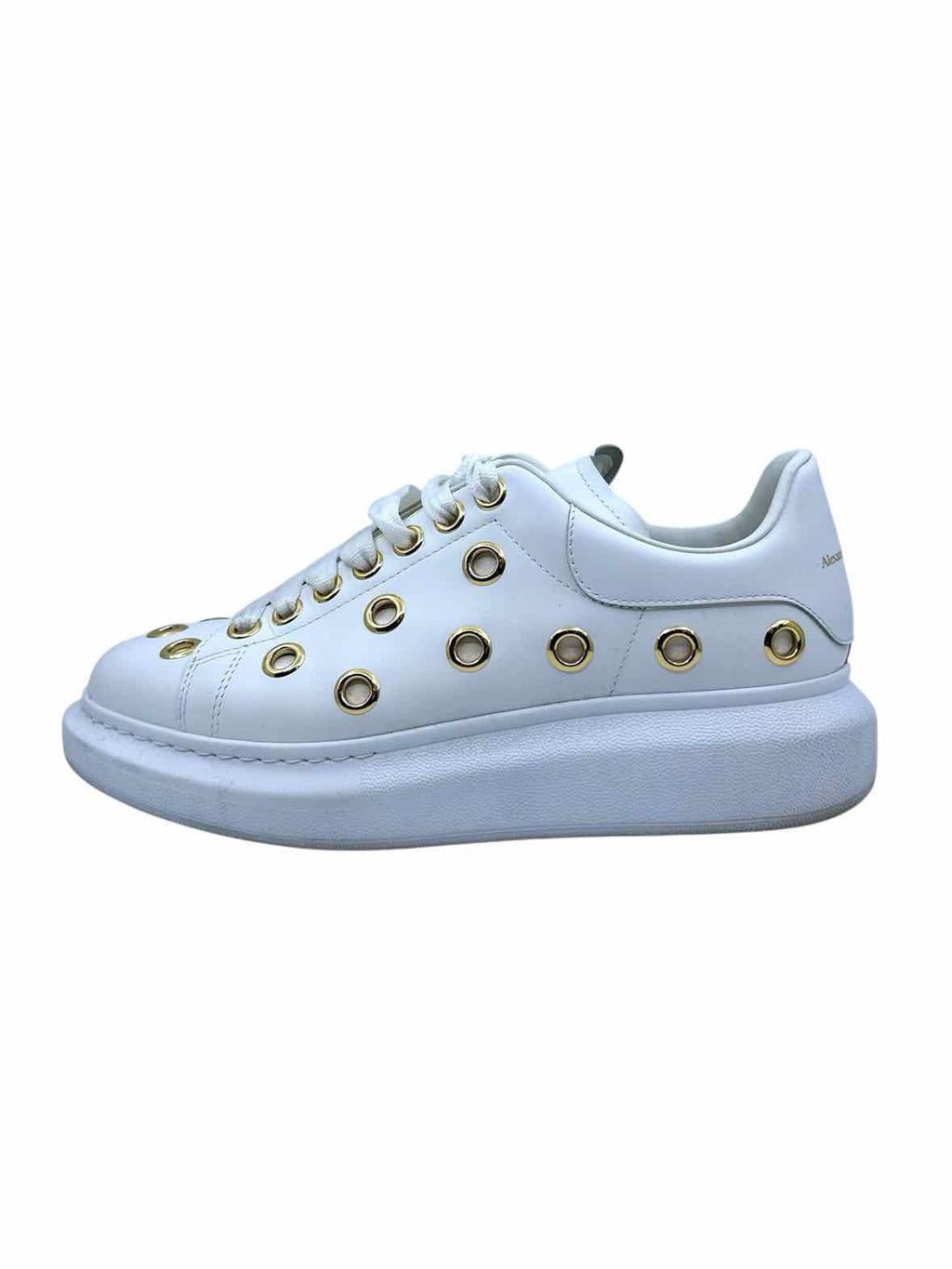 ALEXANDER MCQUEEN Size 9 White Sneakers