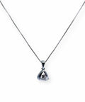 14K Diamond White Gold Necklace