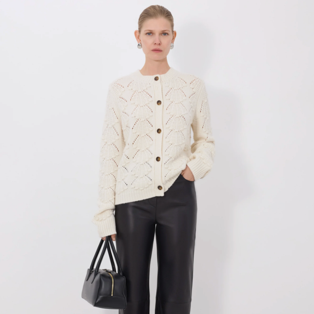 LouLou De Saison Bach Cardigan - Ivory