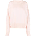 Soft Light Pink Cashmere Knit Crew