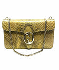 GUCCI Gold Lizard Evening Bag