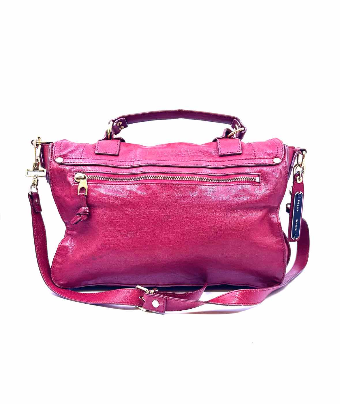 PROENZA SCHOULER Red Leather Solid Handbag