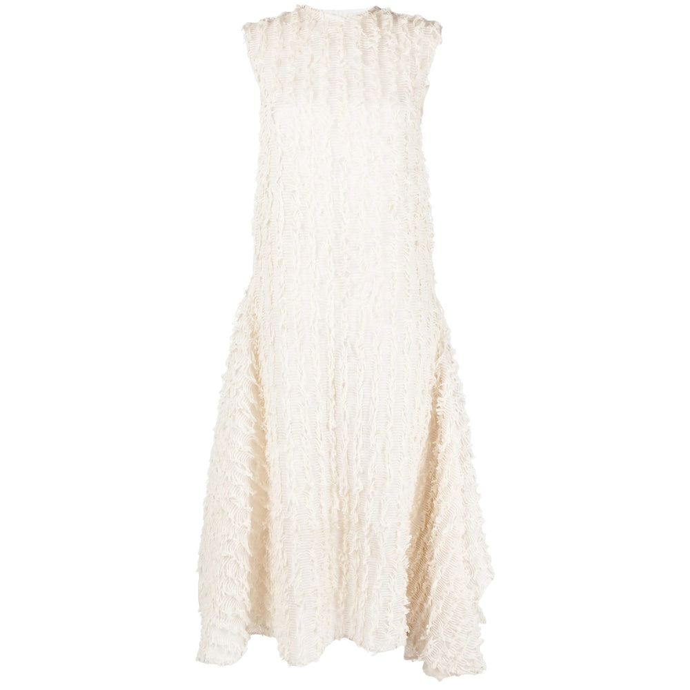 Soft Ecru Silk Shift