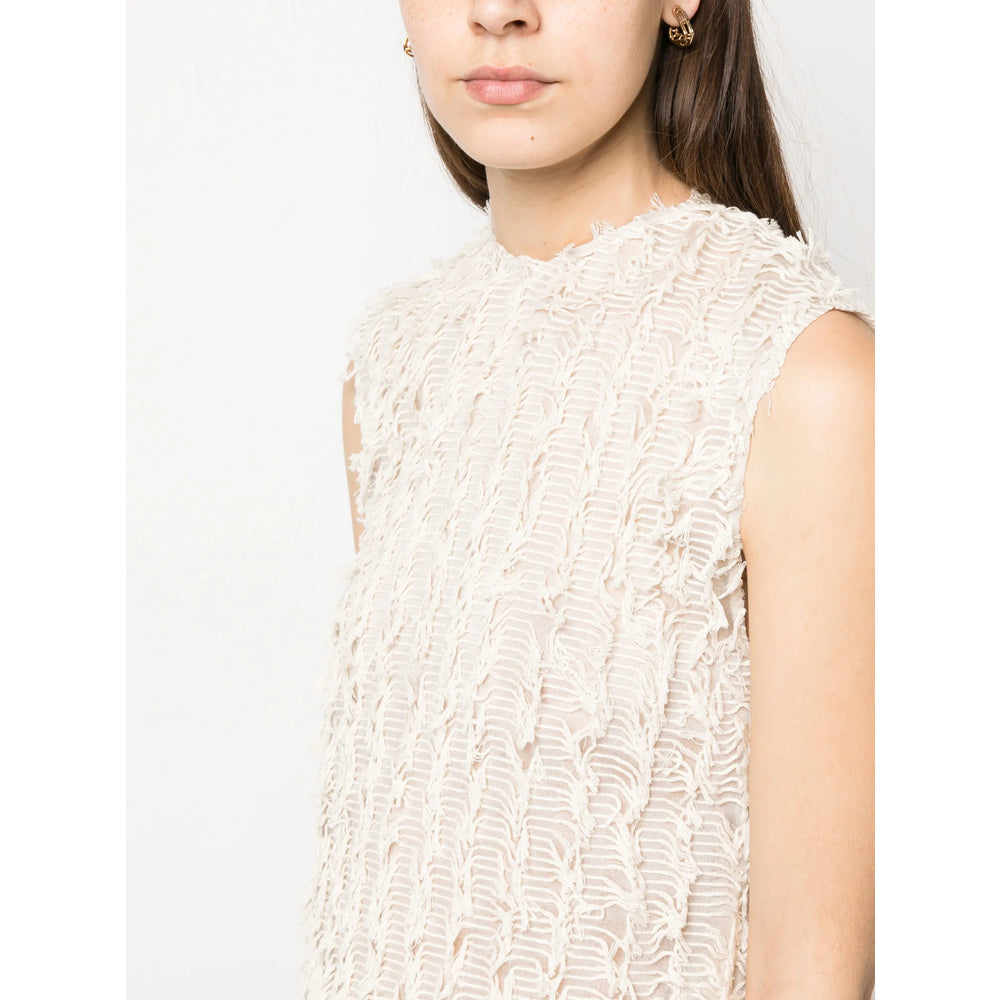 Soft Ecru Silk Shift