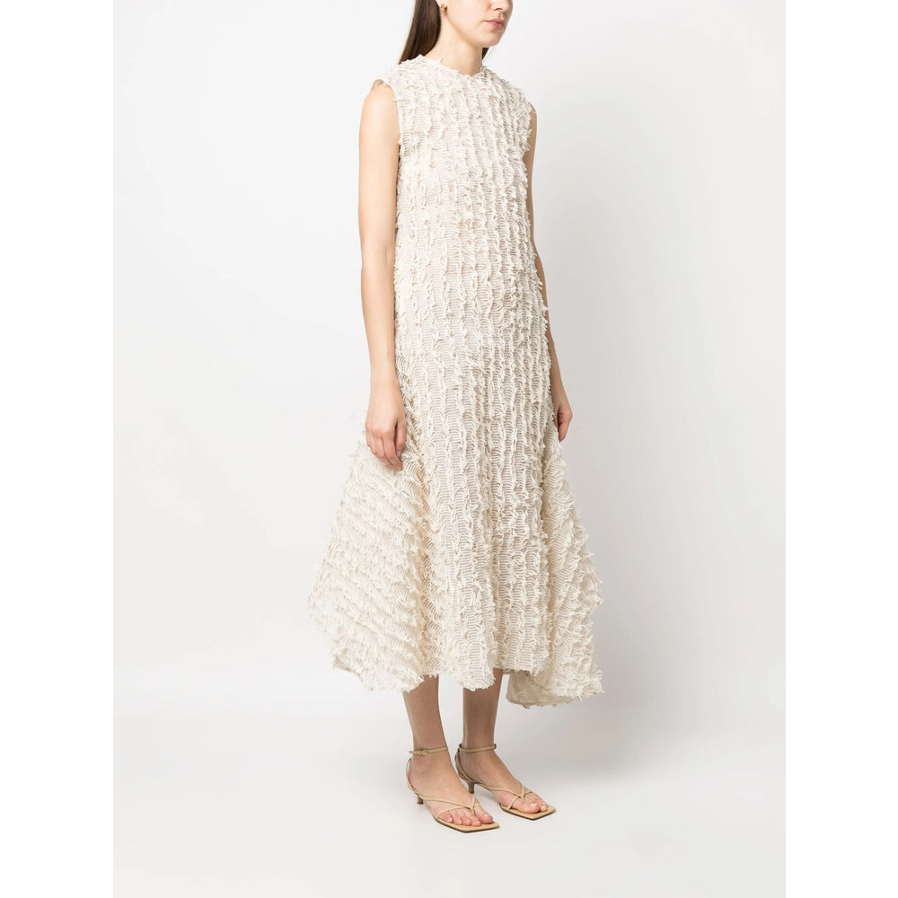 Soft Ecru Silk Shift
