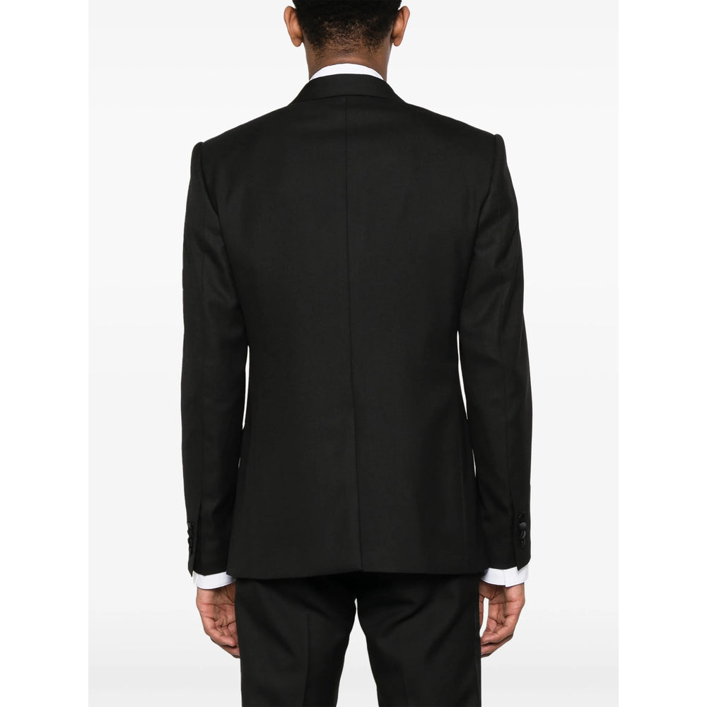 Silk Blazer With Sequin Accents
