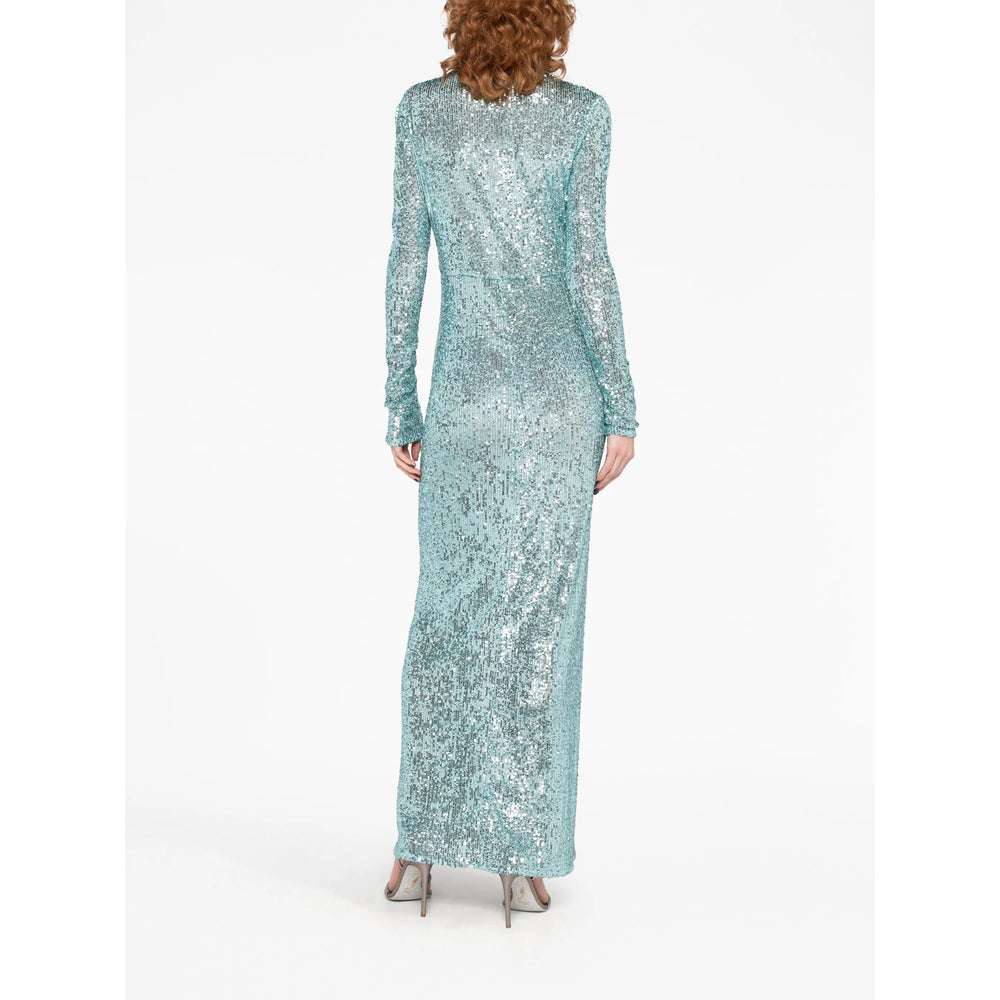Glamour Twill Sequin Dress