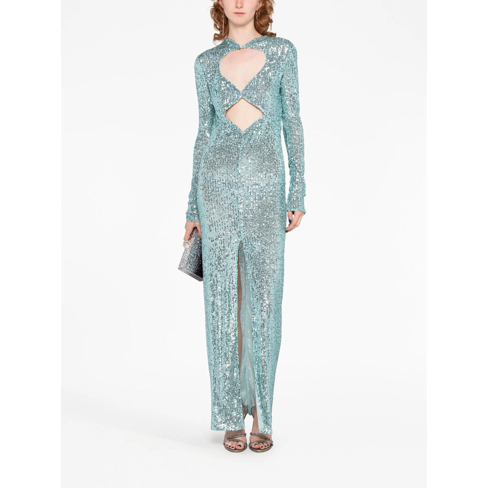Glamour Twill Sequin Dress