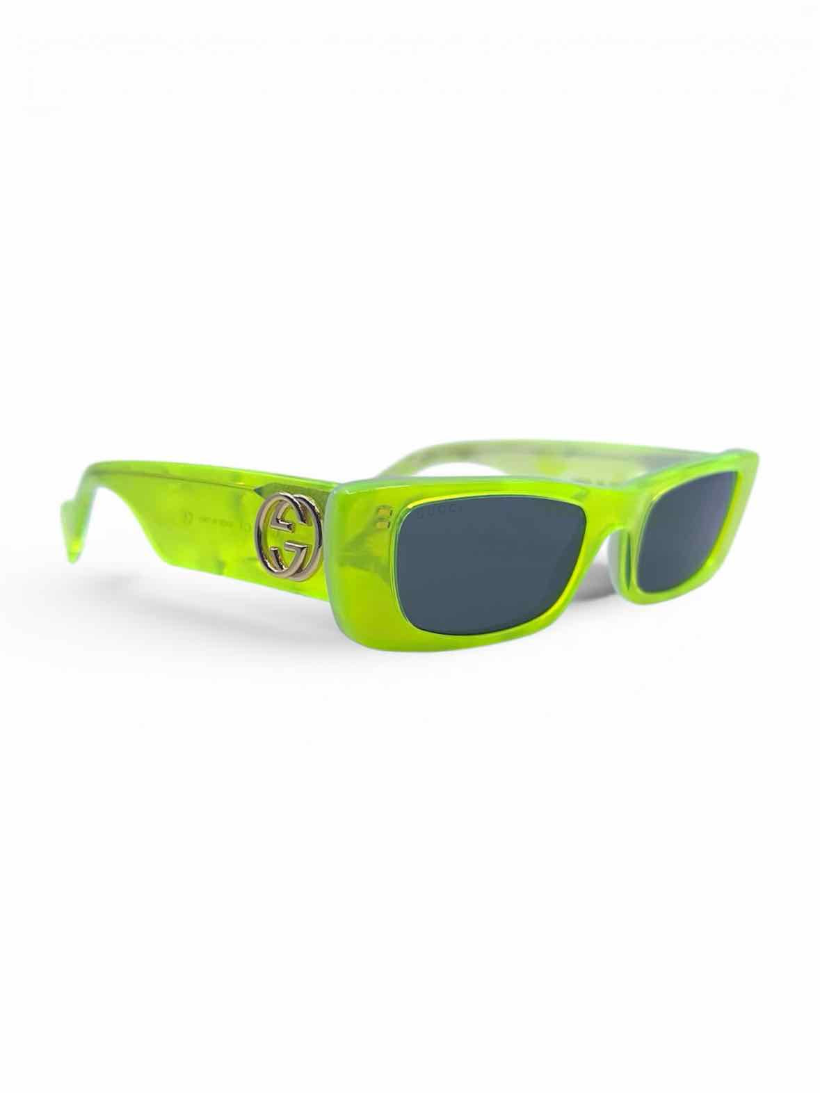 GUCCI Neon Green Sunglasses
